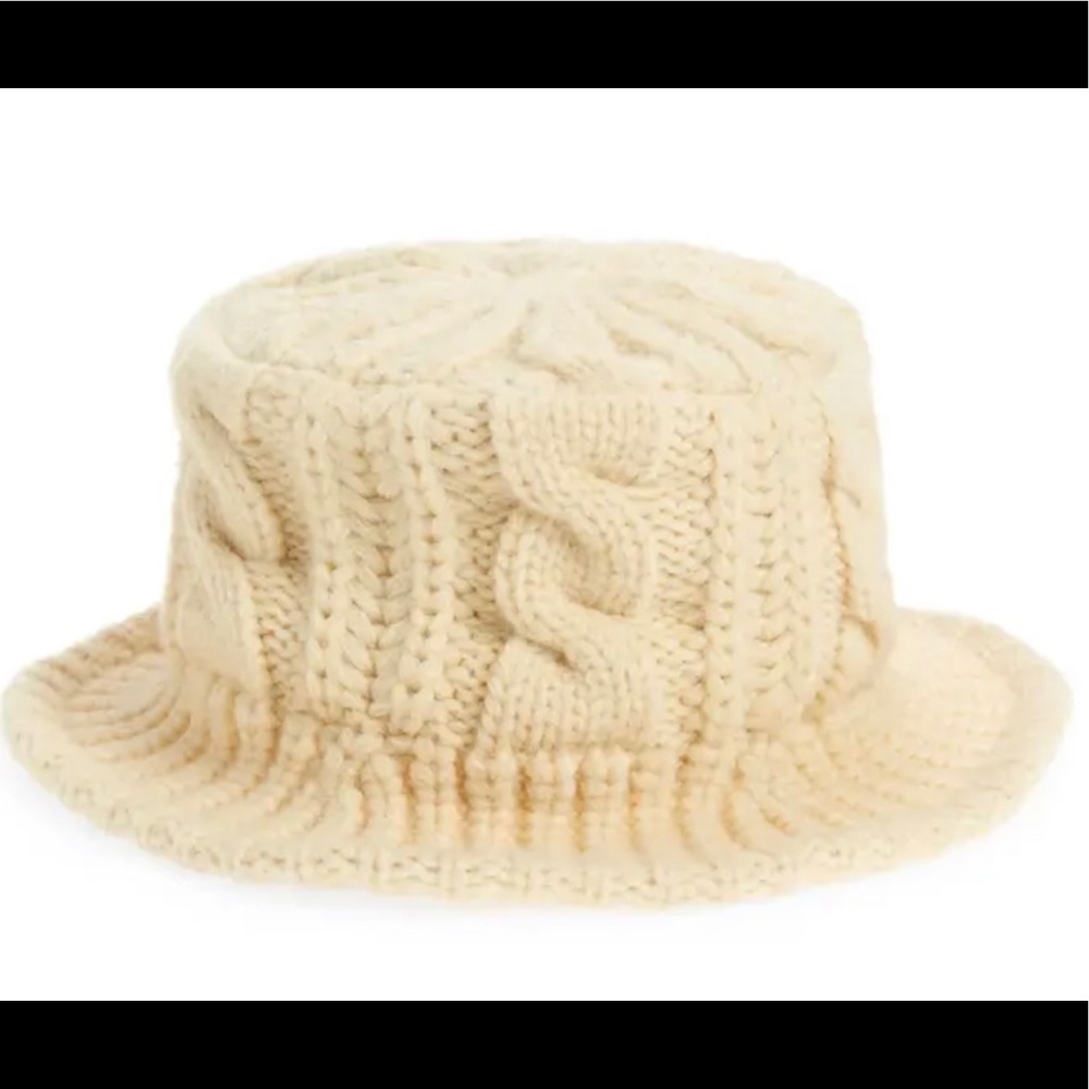 NWT BP. Nordstrom Cable Stitch Bucket Hat